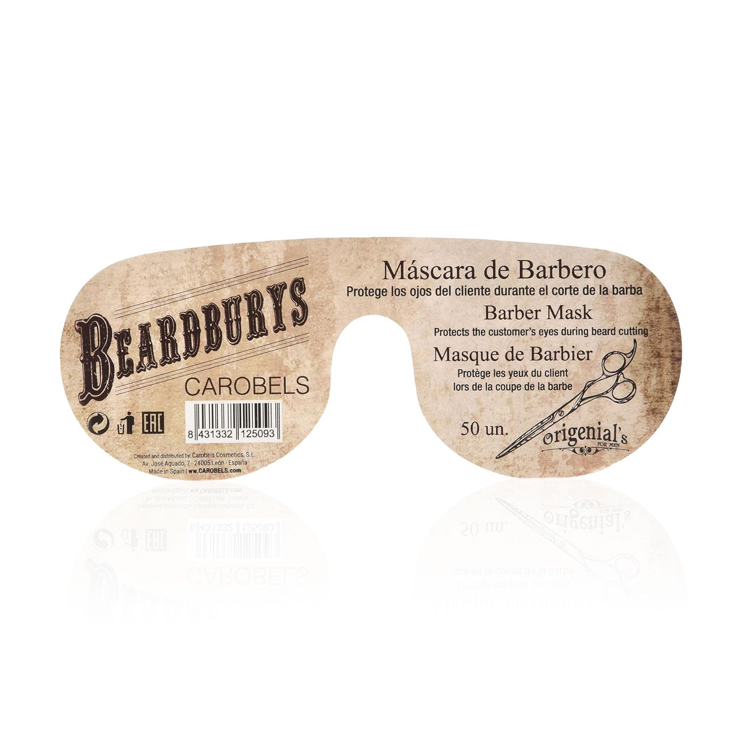 Чоловіча одноразова маска для очей Beardburys, 50 шт
